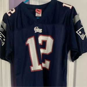 Reebok NFL Players New England Patriots Tom Brady #12 Size Youth XLarge